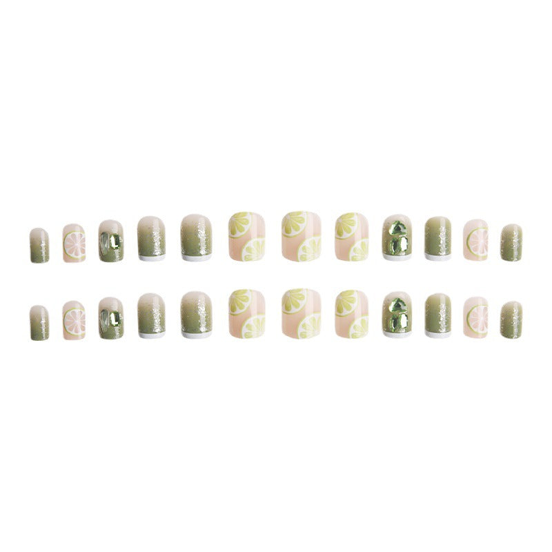 Artificial nail set with elegant crystal embellishments Stornfield