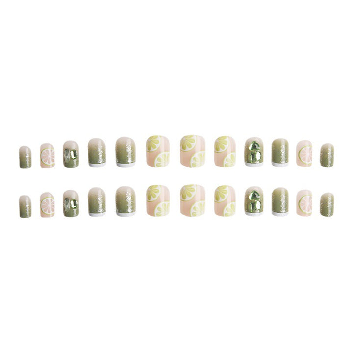Artificial nail set with elegant crystal embellishments Stornfield