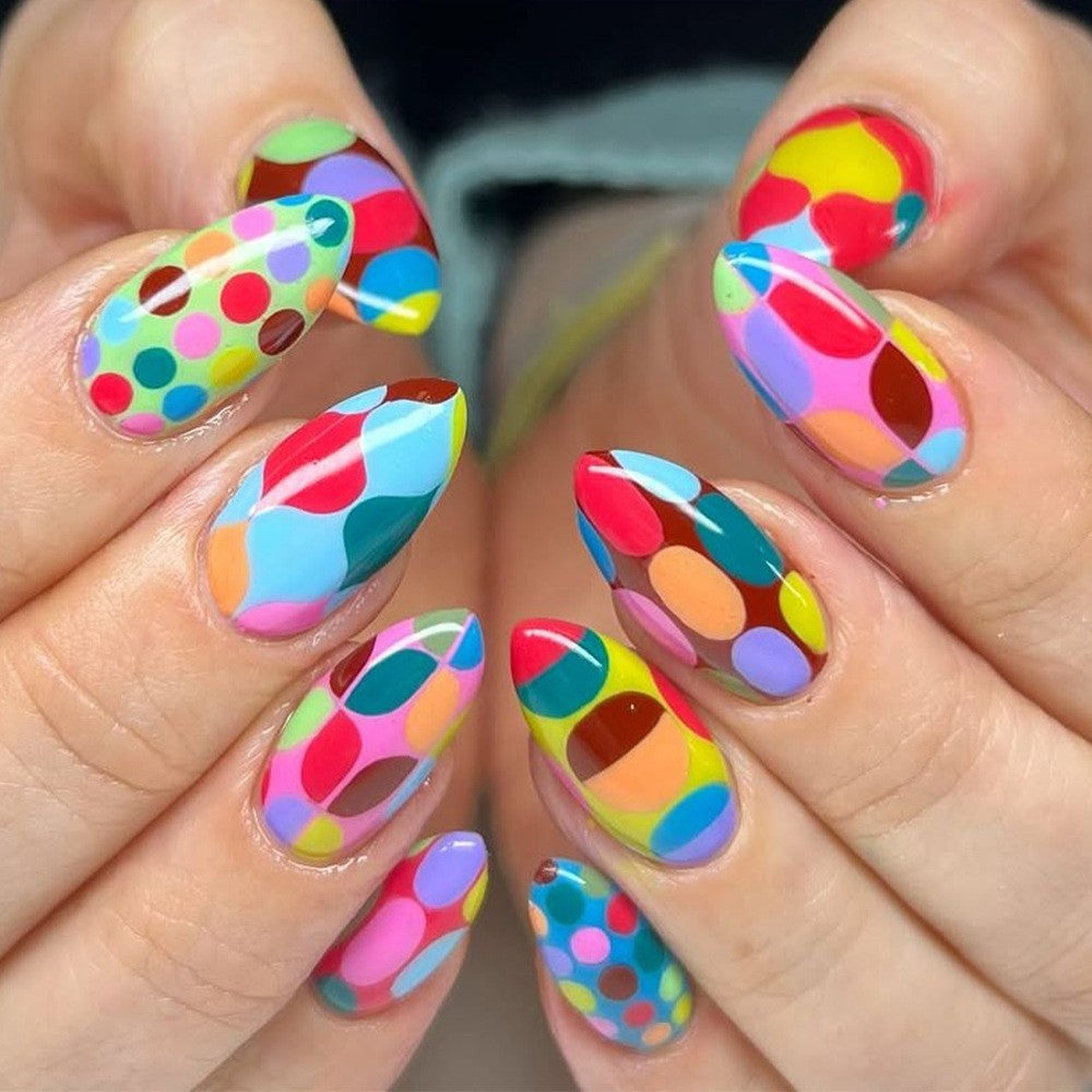 Amazing art nails with peacock feather design Stornfield