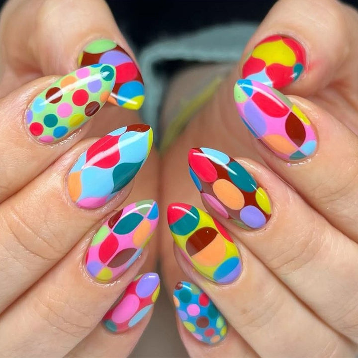 Amazing art nails with peacock feather design Stornfield