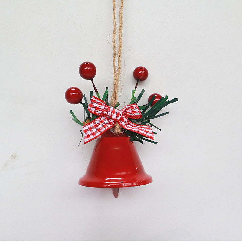 Christmas bell with decorative wreath