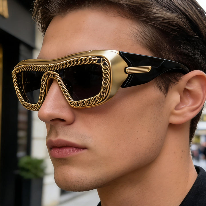 Women's sunglasses with unique chain frame Stornfield
