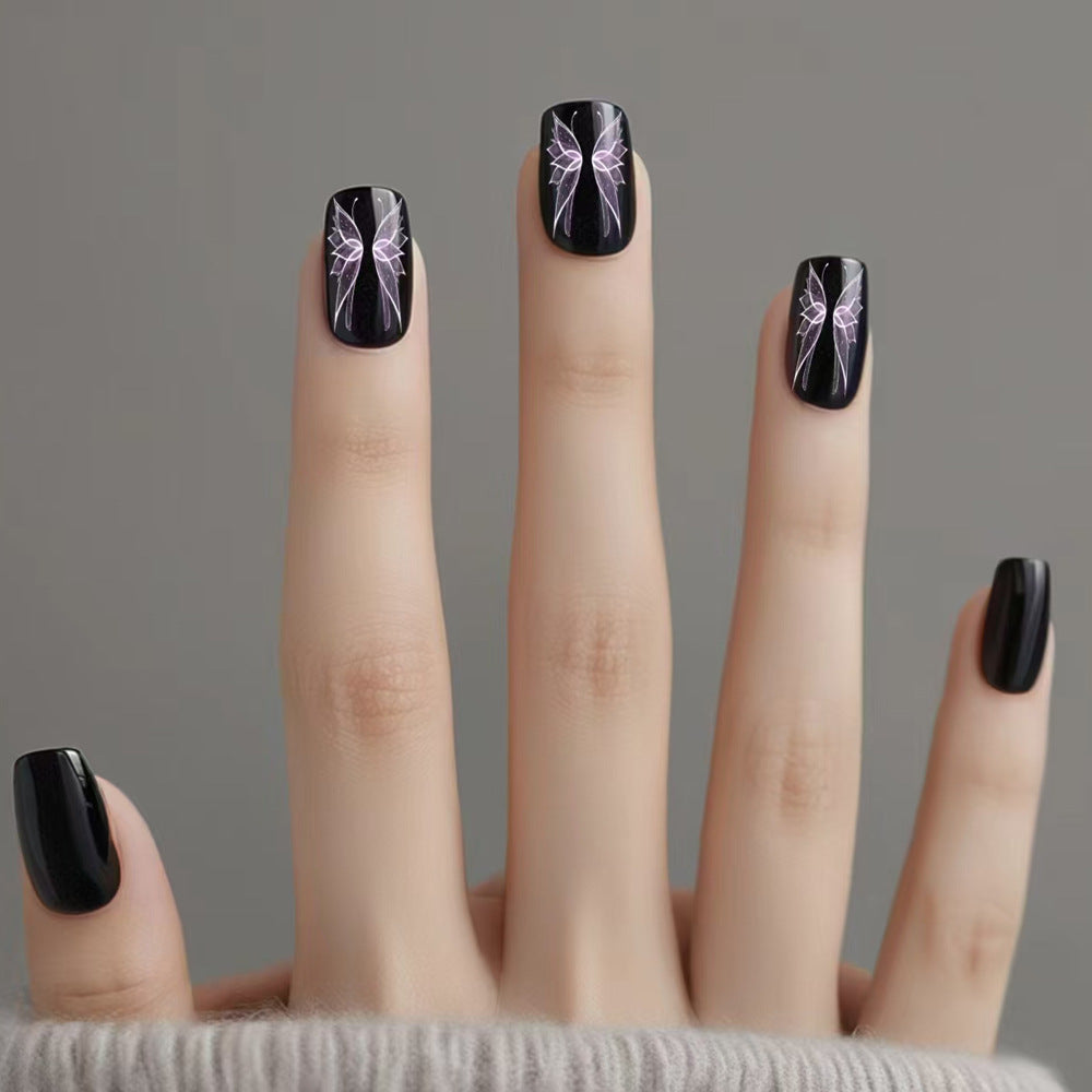 Artistic Press-On Nail Design Stornfield