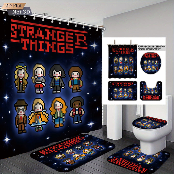 Stranger Things Adventure-Themed Digital Bathroom Set Stornfield