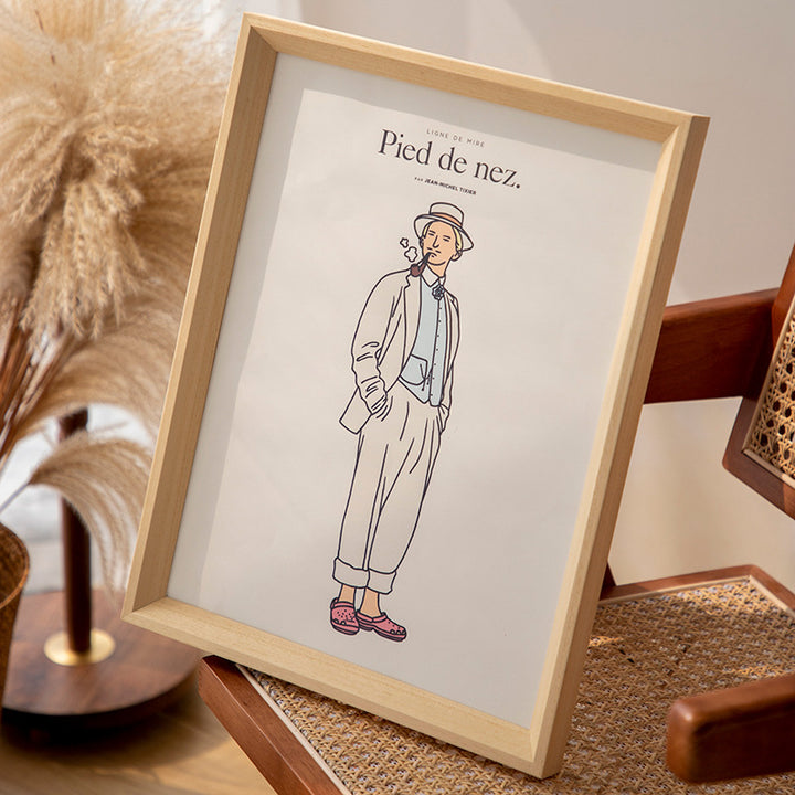 Artistic Fashion Illustration Frame