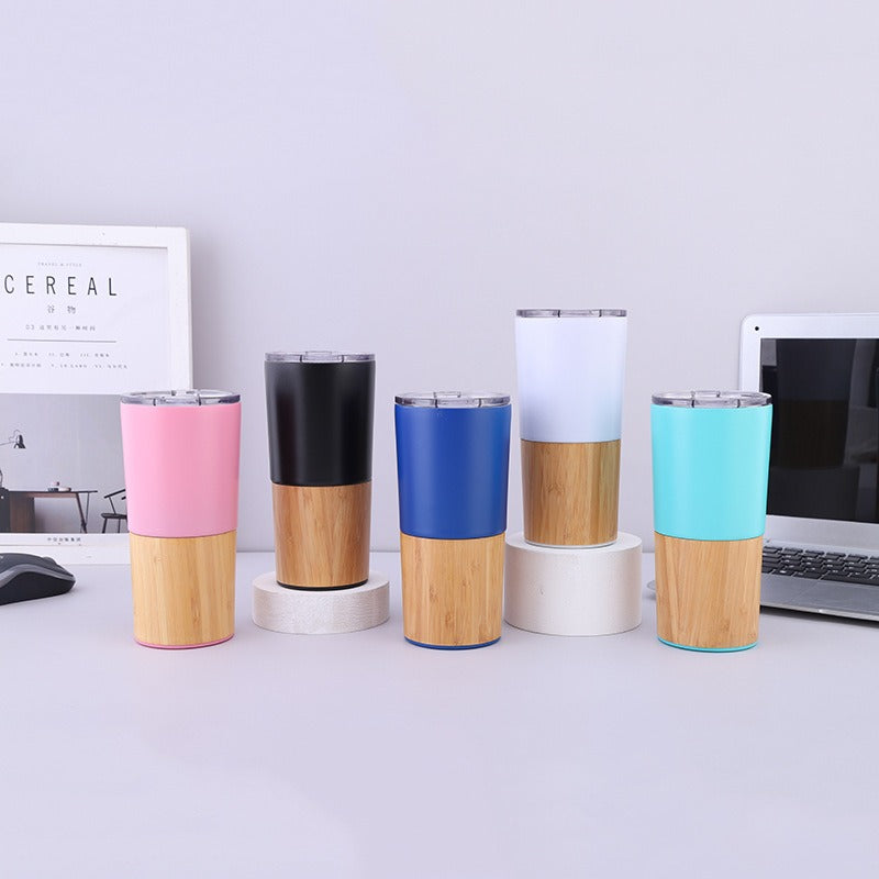Ladies thermos mug made of eco-friendly bamboo and stainless steel Stornfield