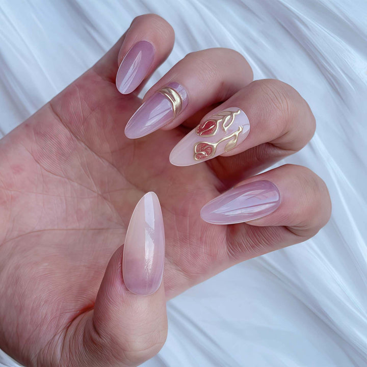 Elegant Press-on Nail Set Stornfield
