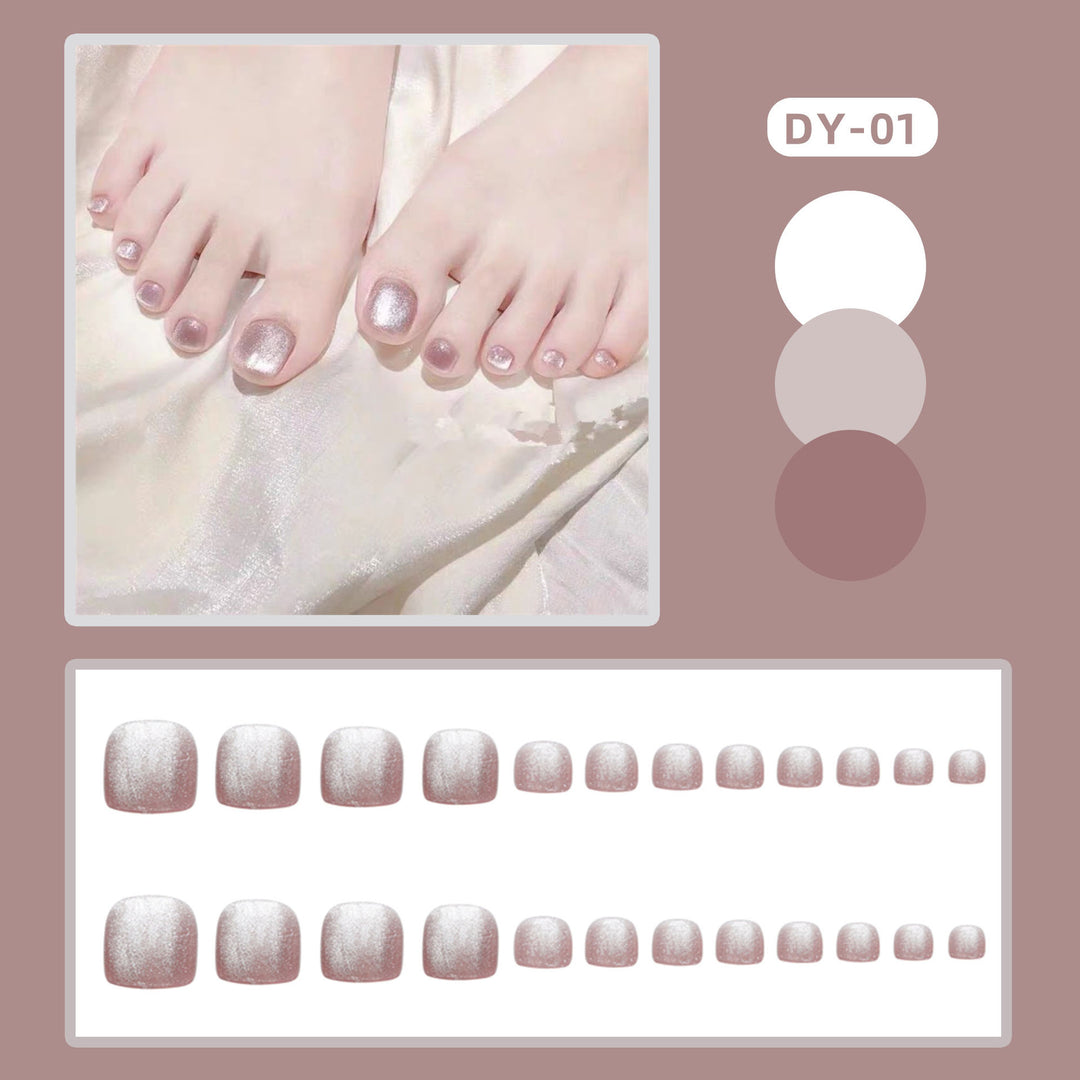 Premium Glossy Press-On Toenails Stornfield 1790727439