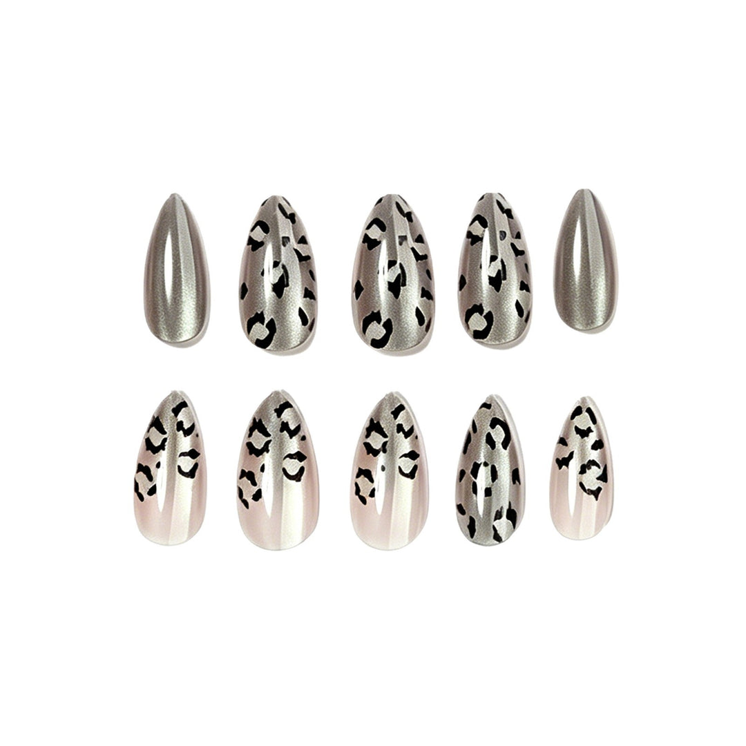 Decorative Leopard Print Nail Art Enhancements Stornfield