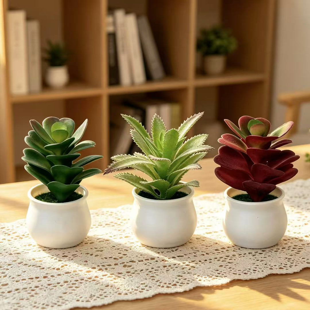Faux Succulent Plant for Indoor Home Decor