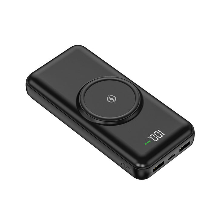 Portable power bank with wireless fast charging function and intelligent charge indicator Stornfield