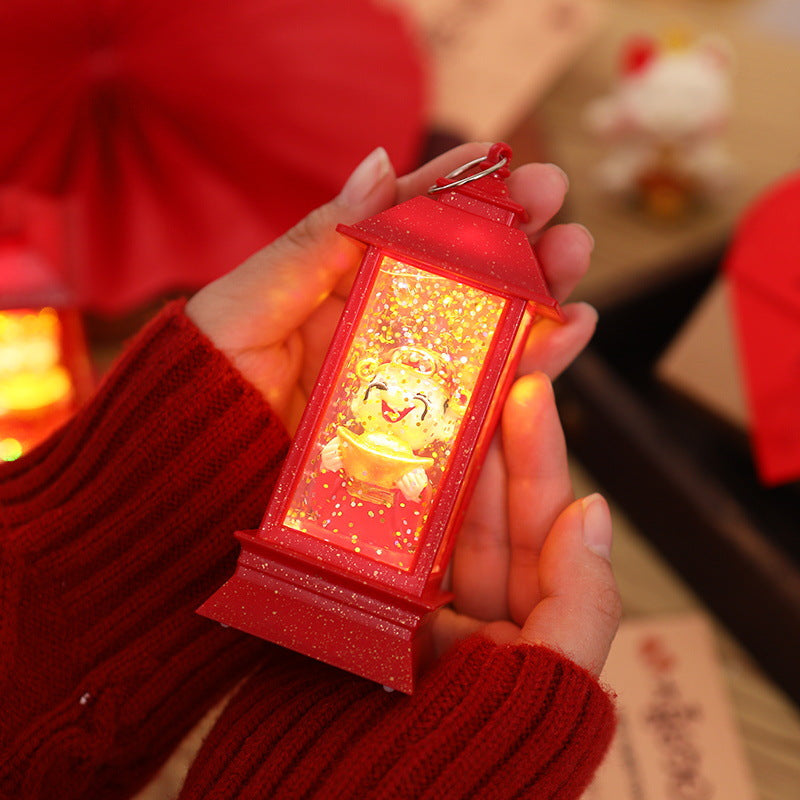 Decorative LED Lantern with festive motif Stornfield