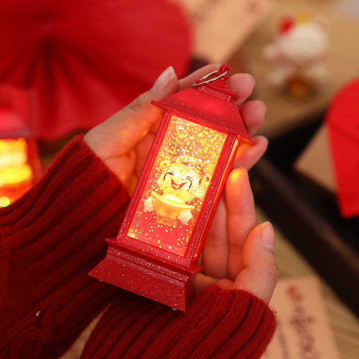 Decorative LED Lantern with festive motif Stornfield