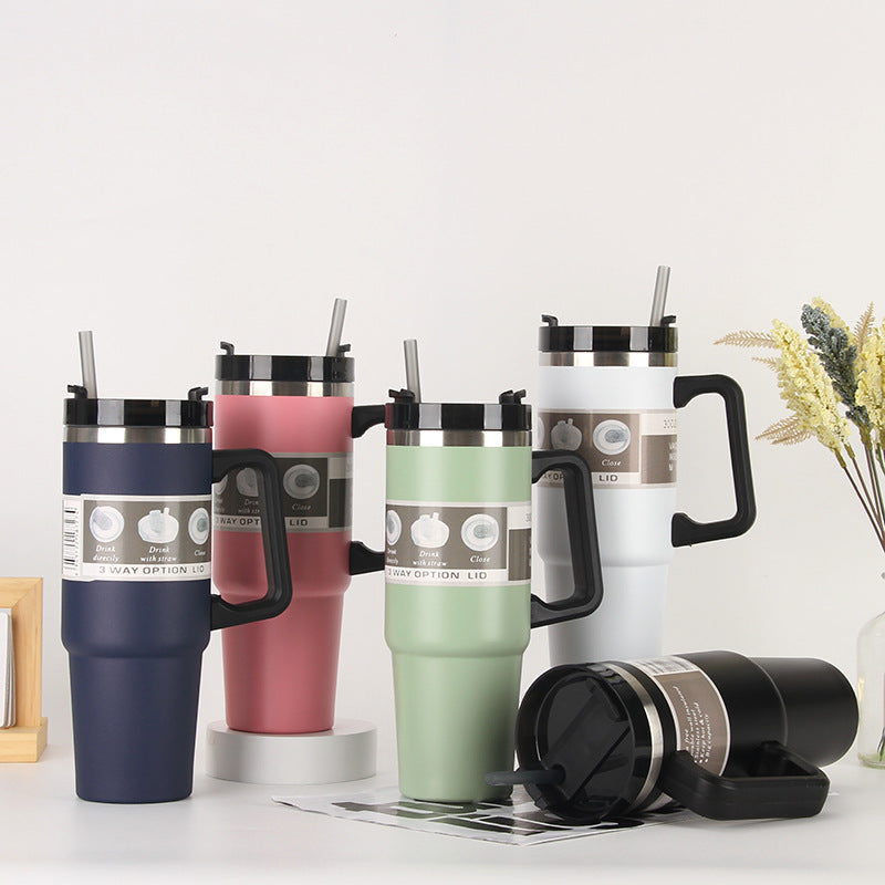 Ladies Insulated Portable Drinking Cup with Straw Stornfield