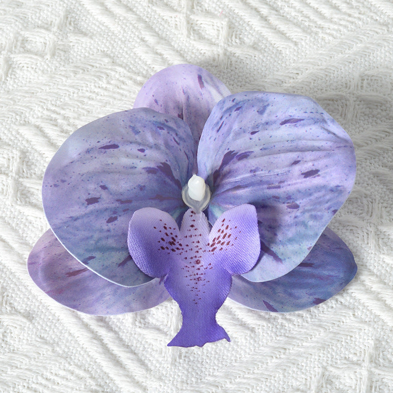Elegant Fabric Orchid Hair Clip