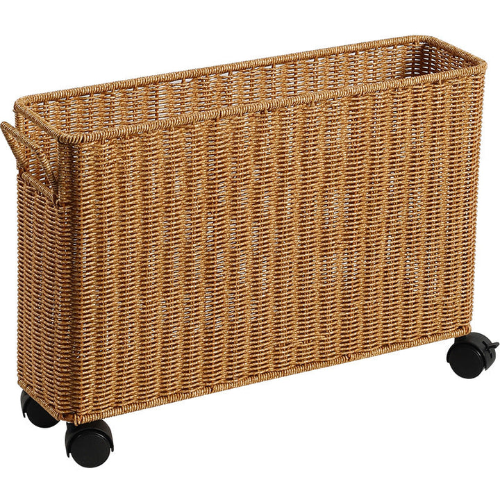 Multi-Functional Woven Storage Cart with Wheels Stornfield