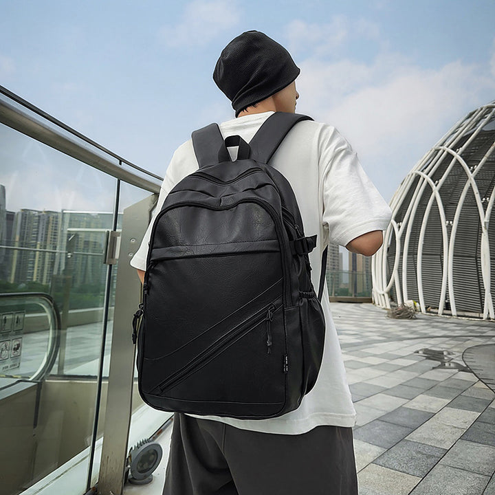 Premium Leather Laptop Backpack Stornfield