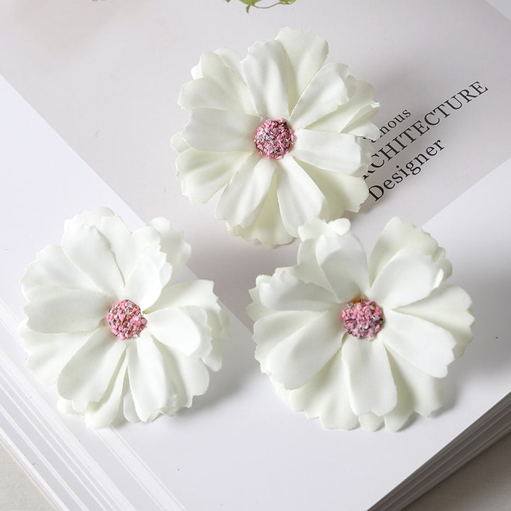 Elegant Fabric Flower Hair Clip