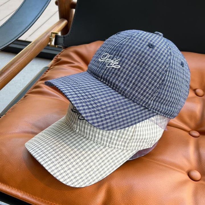 Women's Stylish Checkered Baseball Cap Stornfield