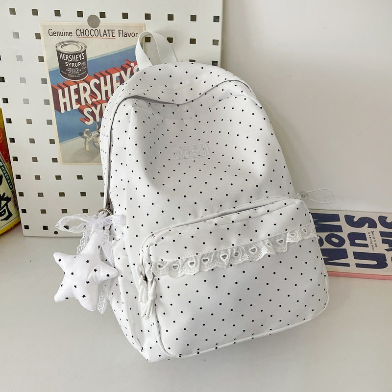Cute Decorative Polka Dot Backpack Stornfield