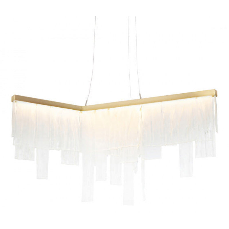 Elegant Hanging Linear Chandelier