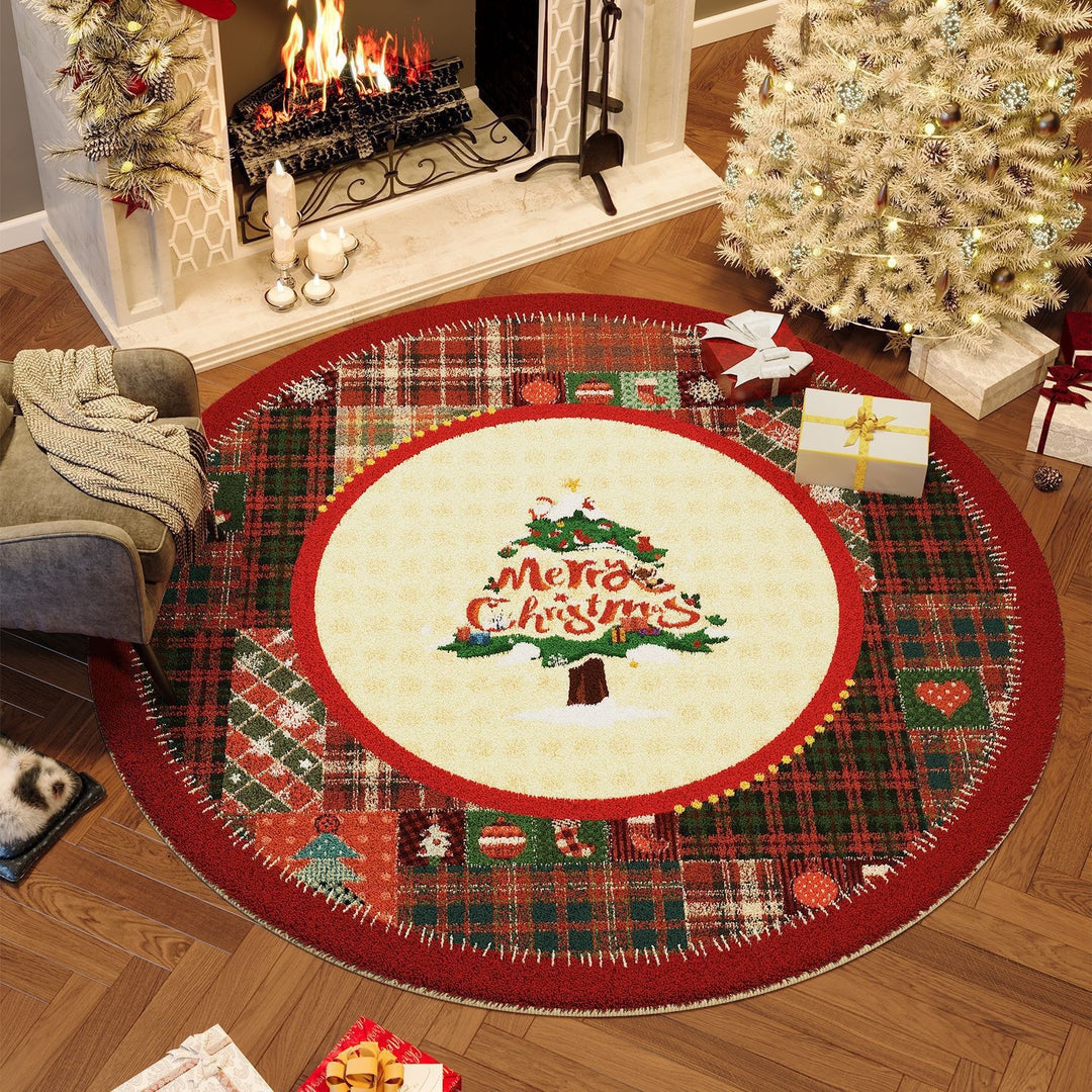 Festive Christmas Area Rug