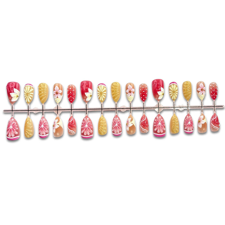 Fruit-Inspired Press-On Nail Art Collection