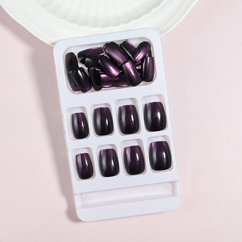 Glossy Square Press-On Nails Stornfield