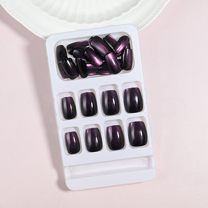 Glossy Square Press-On Nails Stornfield