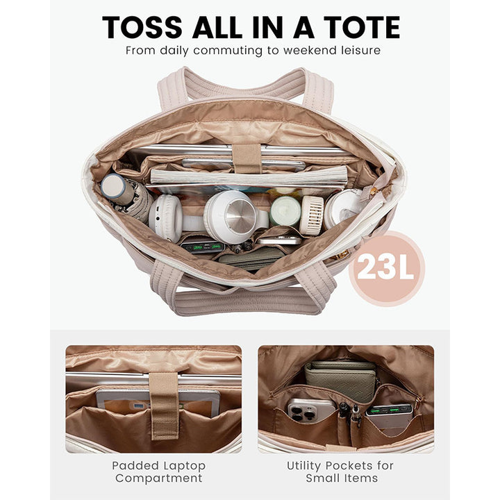 Stylish tote bag with versatile compartments Stornfield