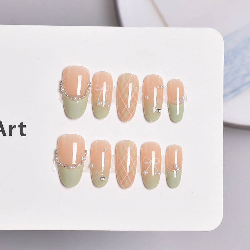 Glamorous Heart-Themed Press-On Nail Set Stornfield