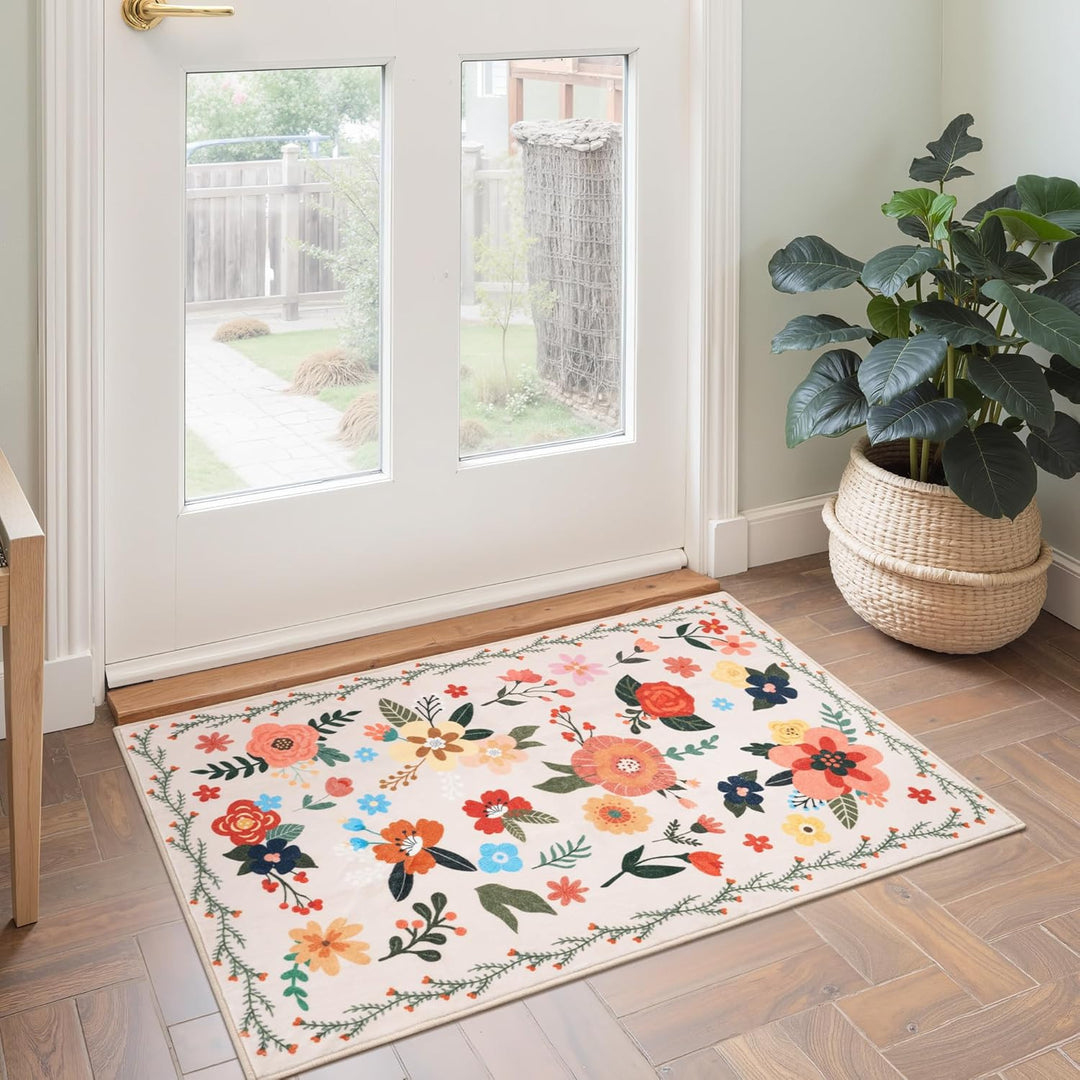 Botanical Print Indoor Area Mat