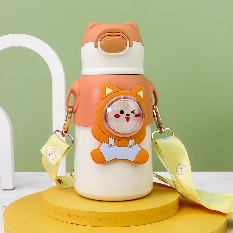 Women's Insulated Water Bottle with Cute Animal Design Stornfield