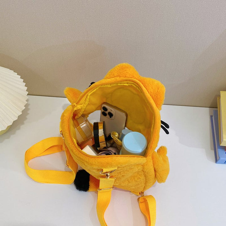 Plush backpack with cute animal face Stornfield