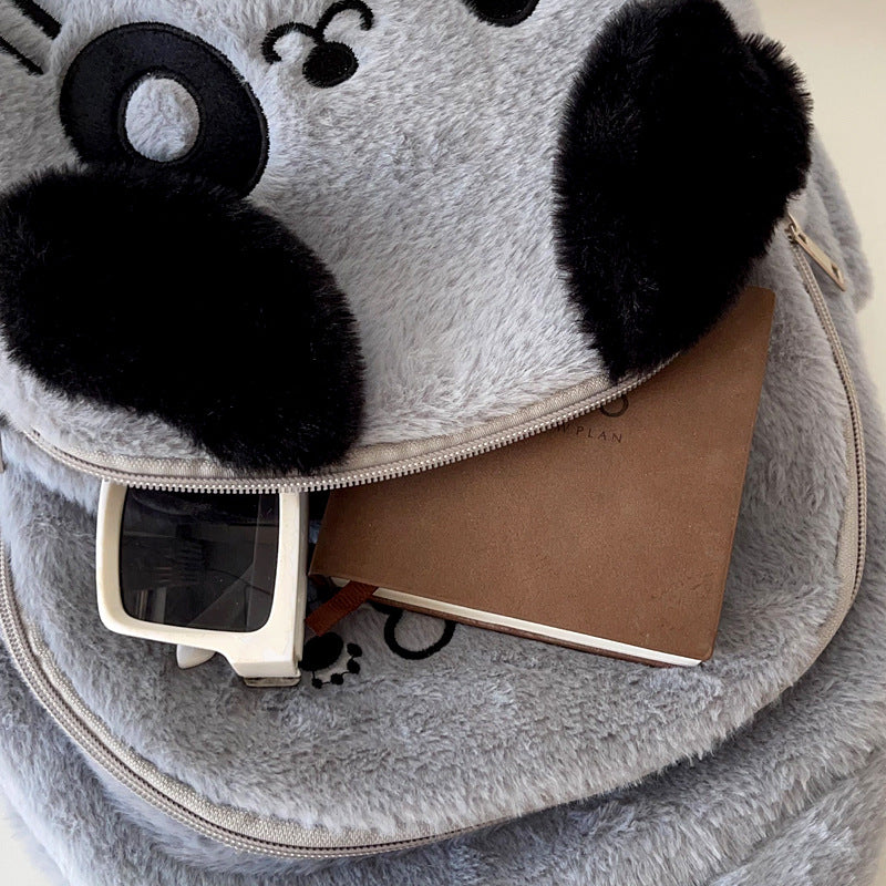 Plush Backpack in Cute Dog Design Stornfield
