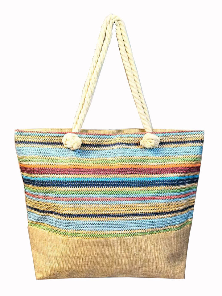Large beach bag with braided handles Stornfield
