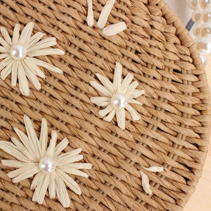 Round base bag with pearl decoration Stornfield