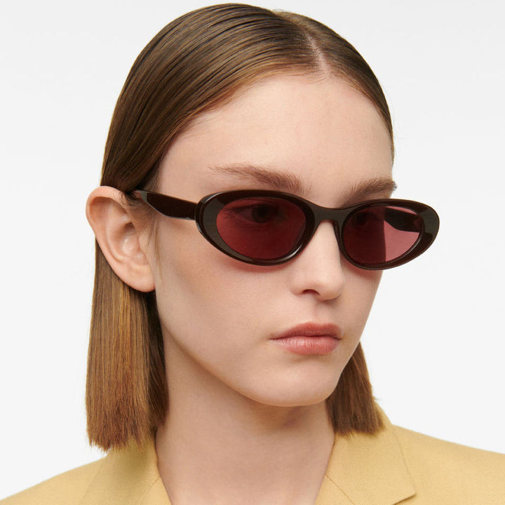 Ladies Designer Sunglasses in Modern Oval Design Stornfield