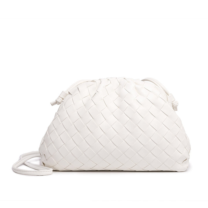 Elegant Woven Leather Bucket Bag Stornfield