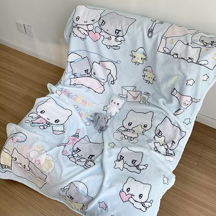 Plush Cartoon Chef Blanket