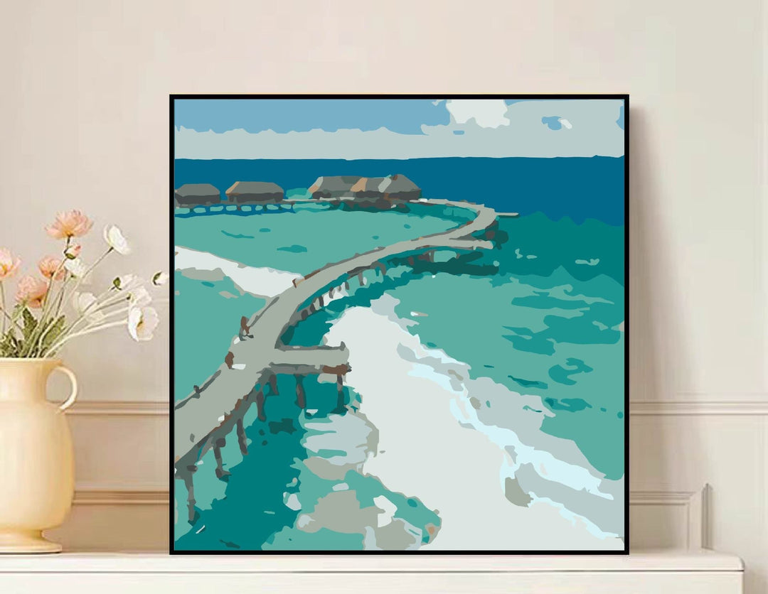 Scenic Mountain Landscape Canvas Art Stornfield
