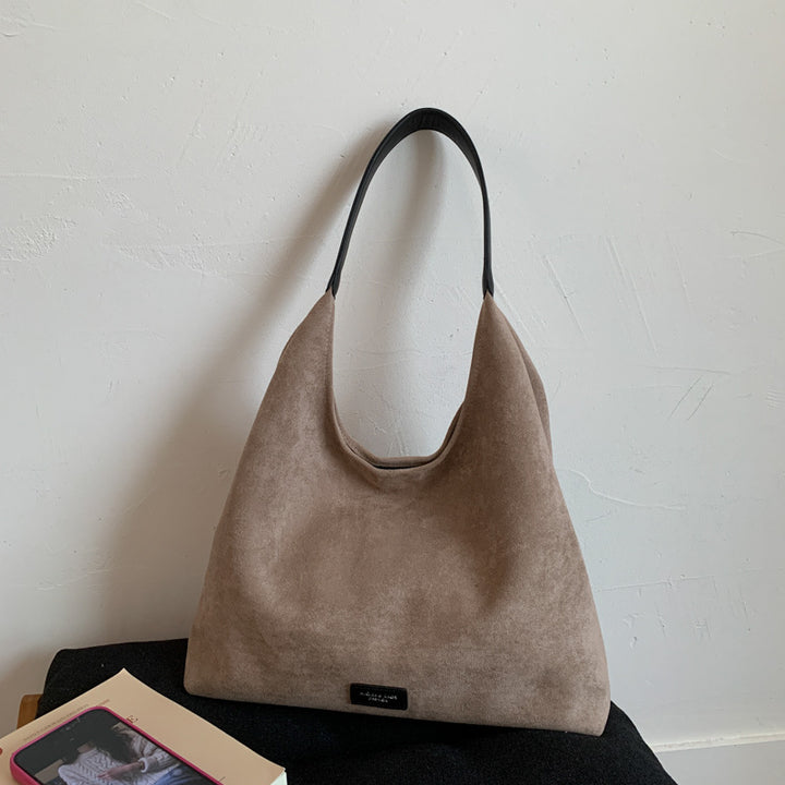 Premium Suede Slouchy Tote Bag Stornfield