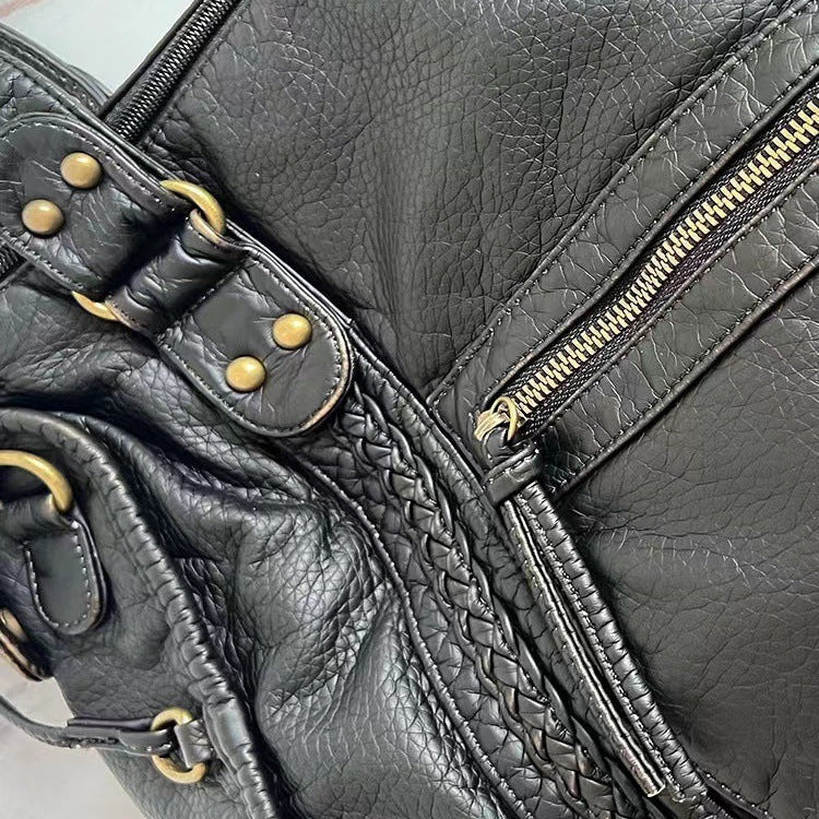 Ladies Shoulder Bag PU Leather Spacious with Laptop Compartment and Adjustable Strap | Stornfield