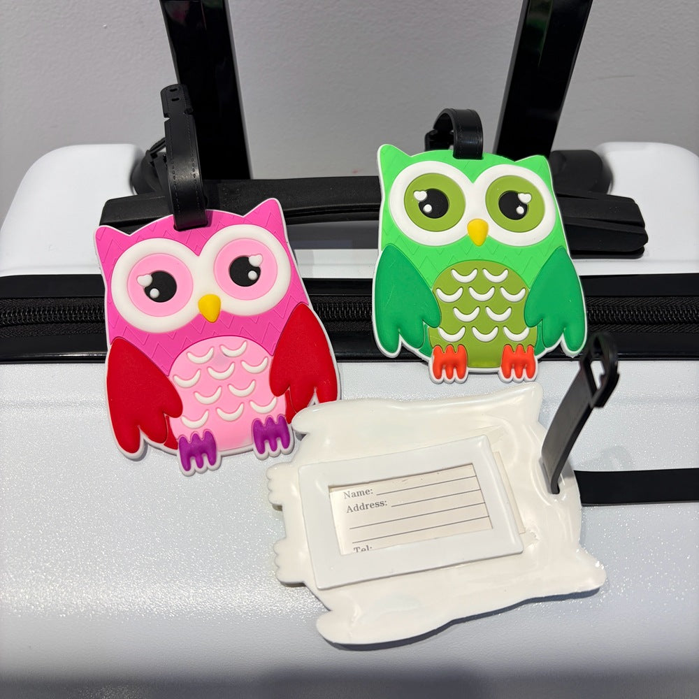 Owl-Themed Luggage Tag Stornfield