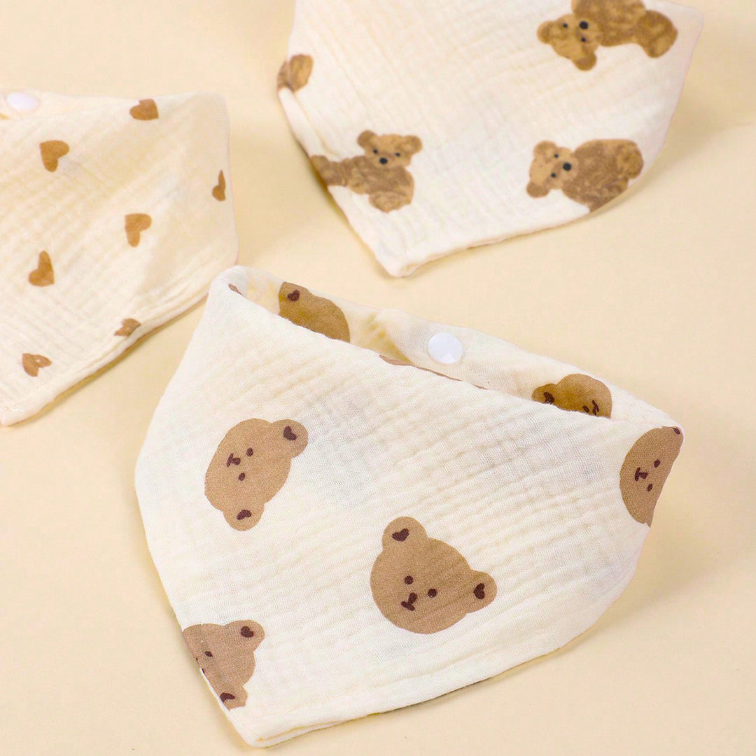 Soft Cotton Baby Bandana Bib Set Stornfield