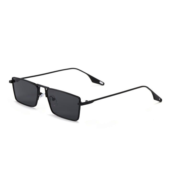 Women's elegant square sunglasses with narrow metal frame and UV protection Stornfield