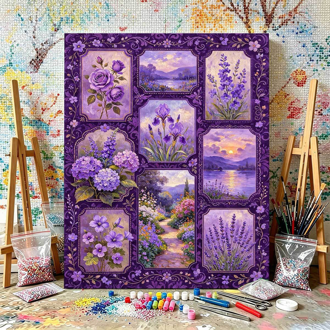 DIY Flower-Themed Paint by Numbers Kit Stornfield