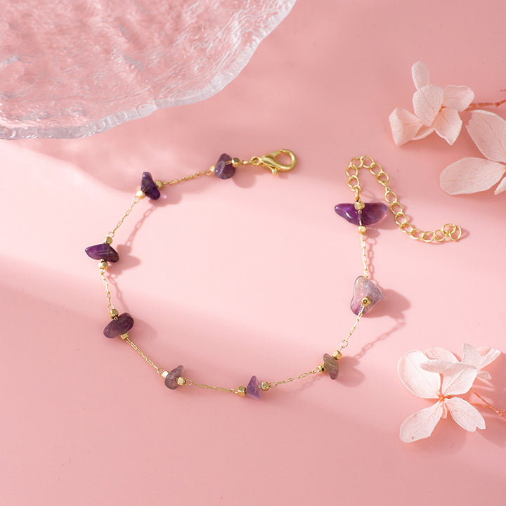 Rose Quartz Charm Anklet Stornfield