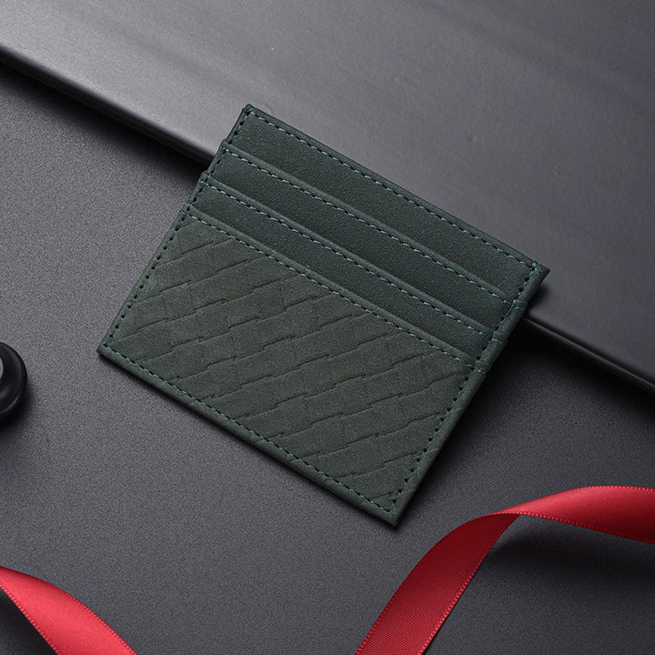 Textured RFID-Blocking Card Holder Stornfield