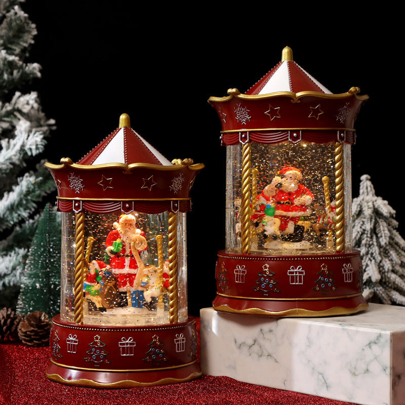 Nostalgic Christmas lantern with moving scenes Stornfield